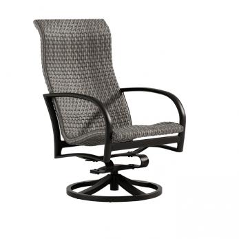 Ronde Woven Bucket High Back Swivel Rocker