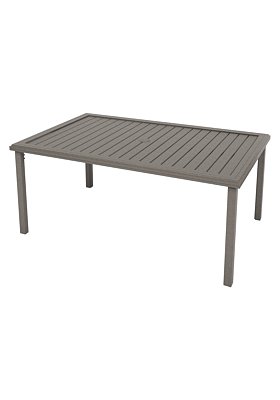 Amici 66"x 42" Rectangular KD Dining Umbrella Table