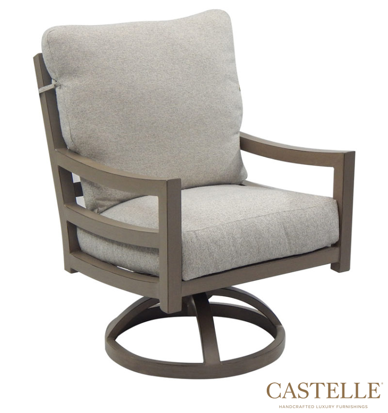 Roma Cushioned Swivel Rocker