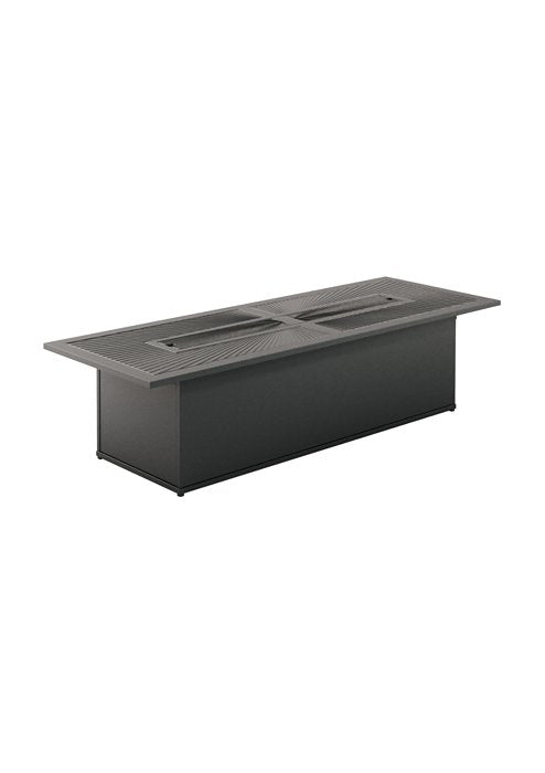 Linea 75" x 27" Rectangular, 18"HT, Match Lit Fire Pit