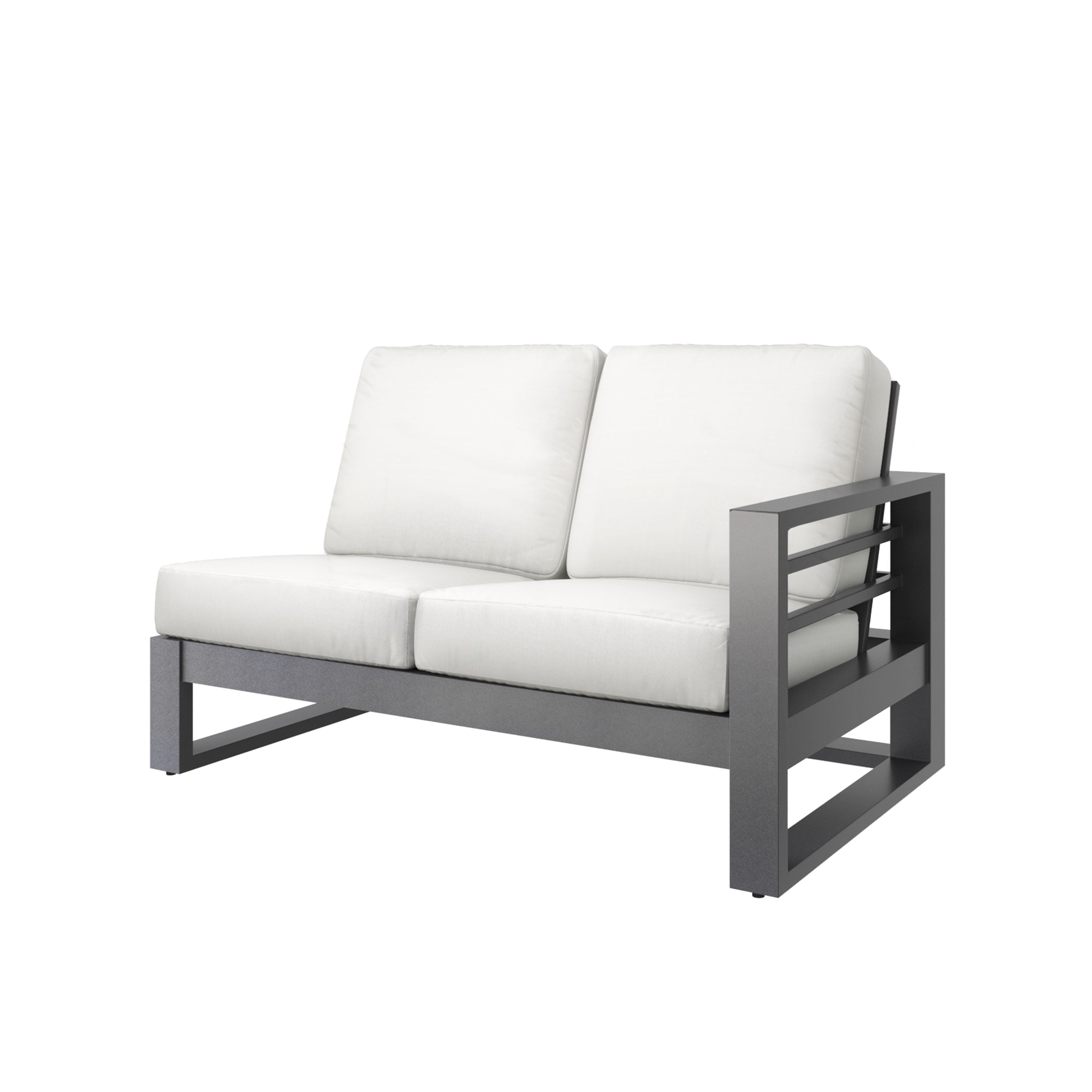 Palermo High Back Left Arm Loveseat Section