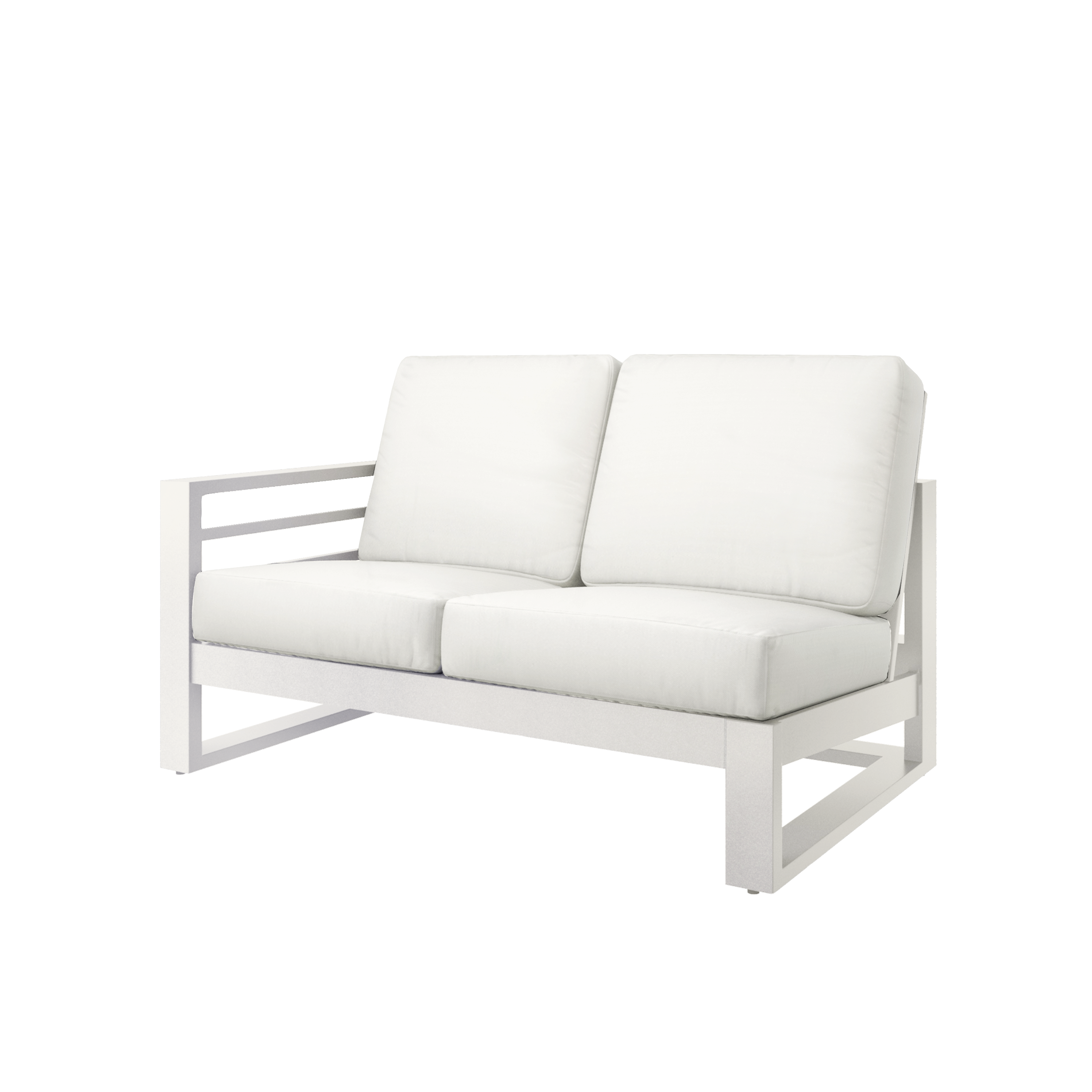 Palermo High Back Right Arm Loveseat Section